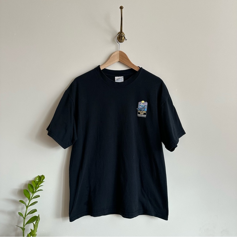 Glacier Bay National Park NP small logo tshirt- L